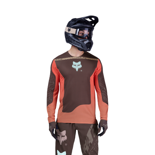 Fox Flexair LS Jersey Elevated Cocoa