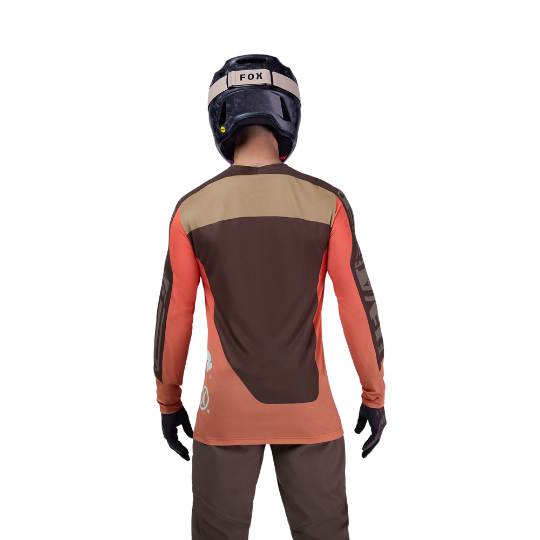 Fox Flexair LS Jersey Elevated Cocoa