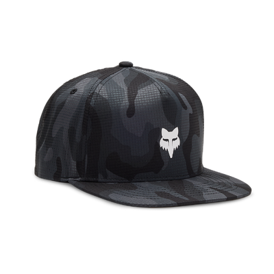 Fox Head Camo Tech Snapback Black Camo OS