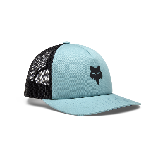 Fox Head Trucker Hat Vintage Wash Blue OS