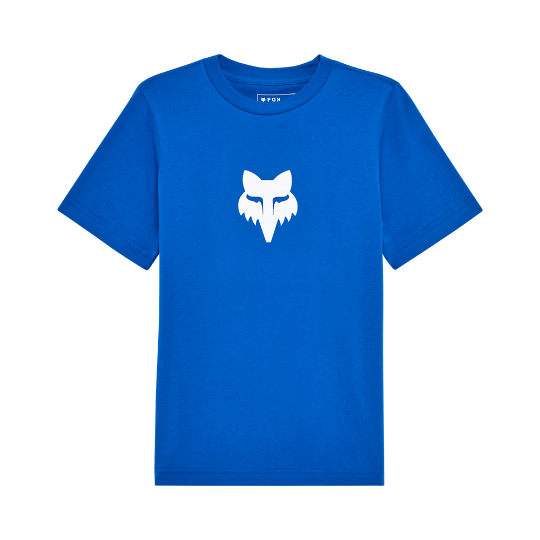 Fox Youth Fox Head SS Tee Blue