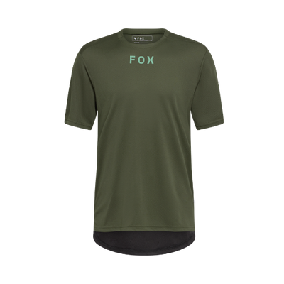 Fox Ranger SS Jersey Wordmark Dark Sage