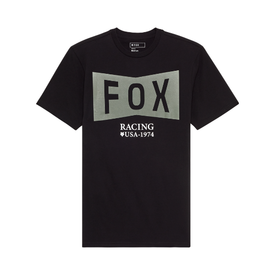 Fox Typeface SS Premium Tee Black