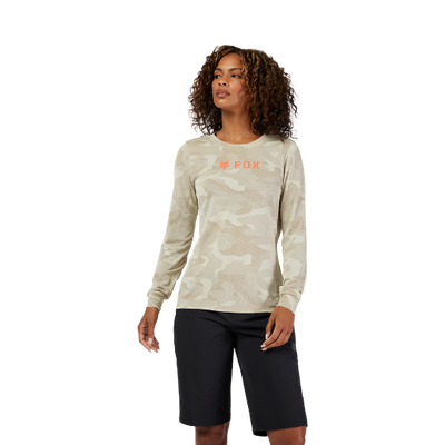 Fox W Ranger Tru Dri LS Jersey Cream