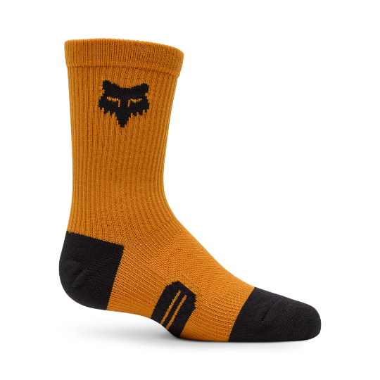 Fox Youth 6" Ranger Crew Sock Caramel