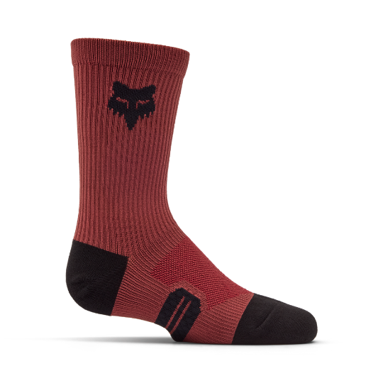 Fox Youth 6" Ranger Crew Sock Rust Brown