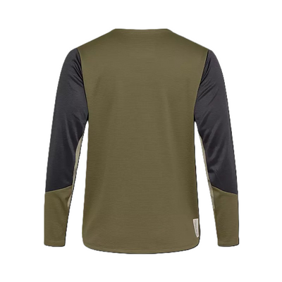 Fox Youth Defend LS Jersey Olive Green