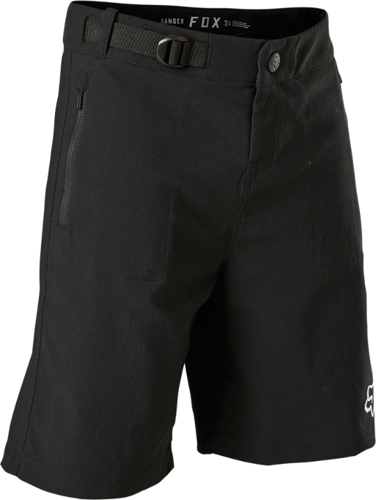 Fox YOUTH Ranger Shorts with Liner - Black (29295-001)