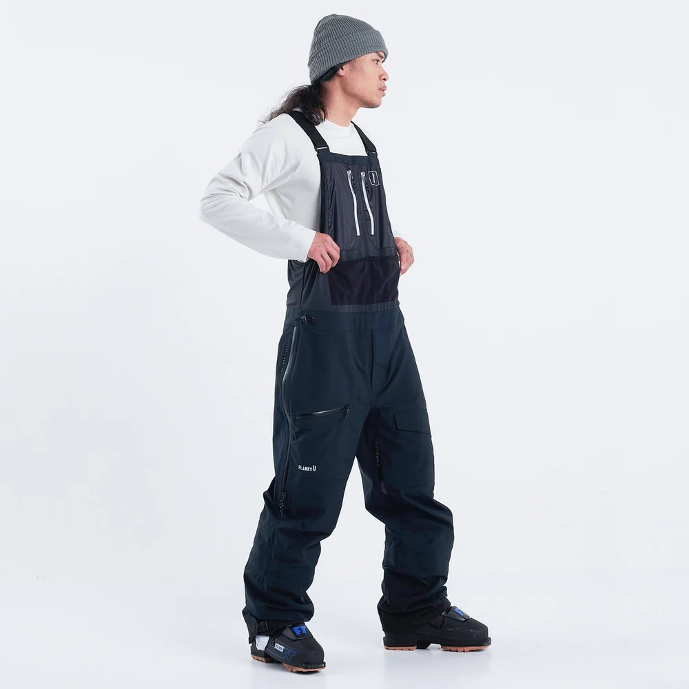 Planks Bib - Charger 3L Shell - Black