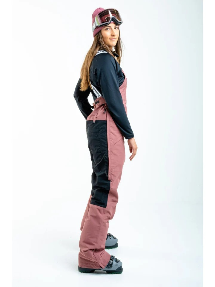 Planks Wmns Bib - Fun Garees - Clay Red 2024