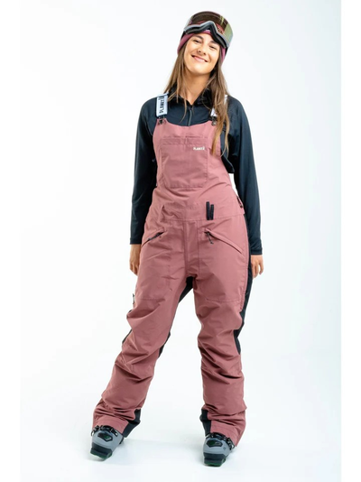 Planks Wmns Bib - Fun Garees - Clay Red 2024
