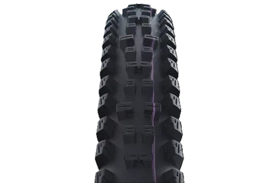 Schwalbe Tyre Tacky Chan 29 x 2.4 Evolution Folding ADDIX Ultra Soft (Purple) Super Gravity TL-Easy E-50 Black
