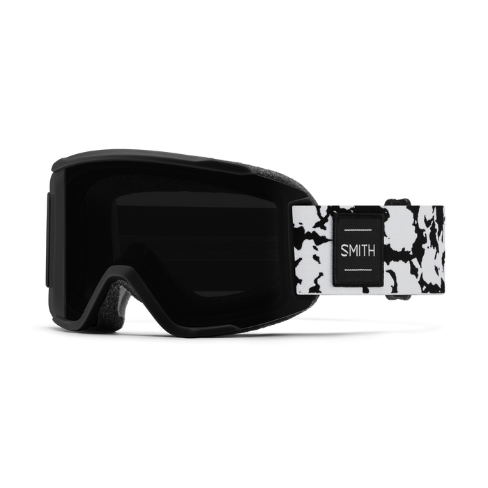 Smith 25 Squad S - Black Marble CP Sun Black/Yellow