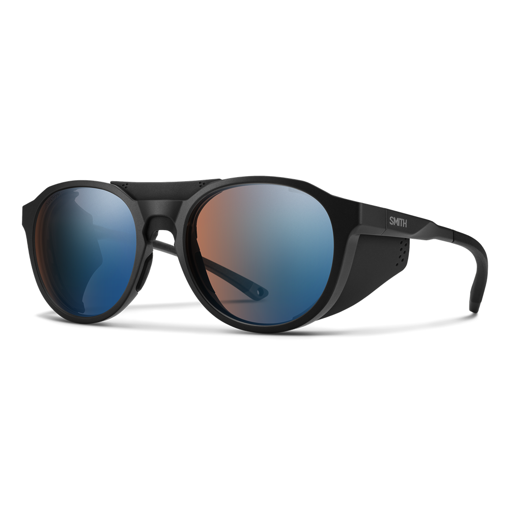 Smith Venture Matte Black CP Glacier Photochromic Copper Blue M