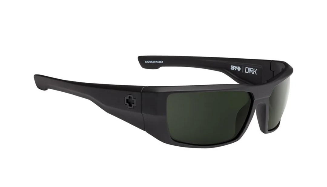 SPY Dirk POLAR Soft Matte Black Happy Grey Green