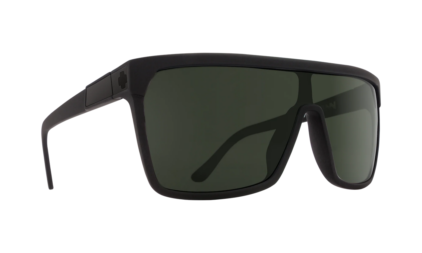 SPY Flynn Soft Matte Black Happy Grey Green