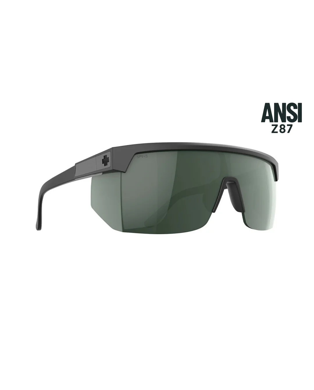 Spy Super Flynn ANSI Matte Black Happy Gray Green