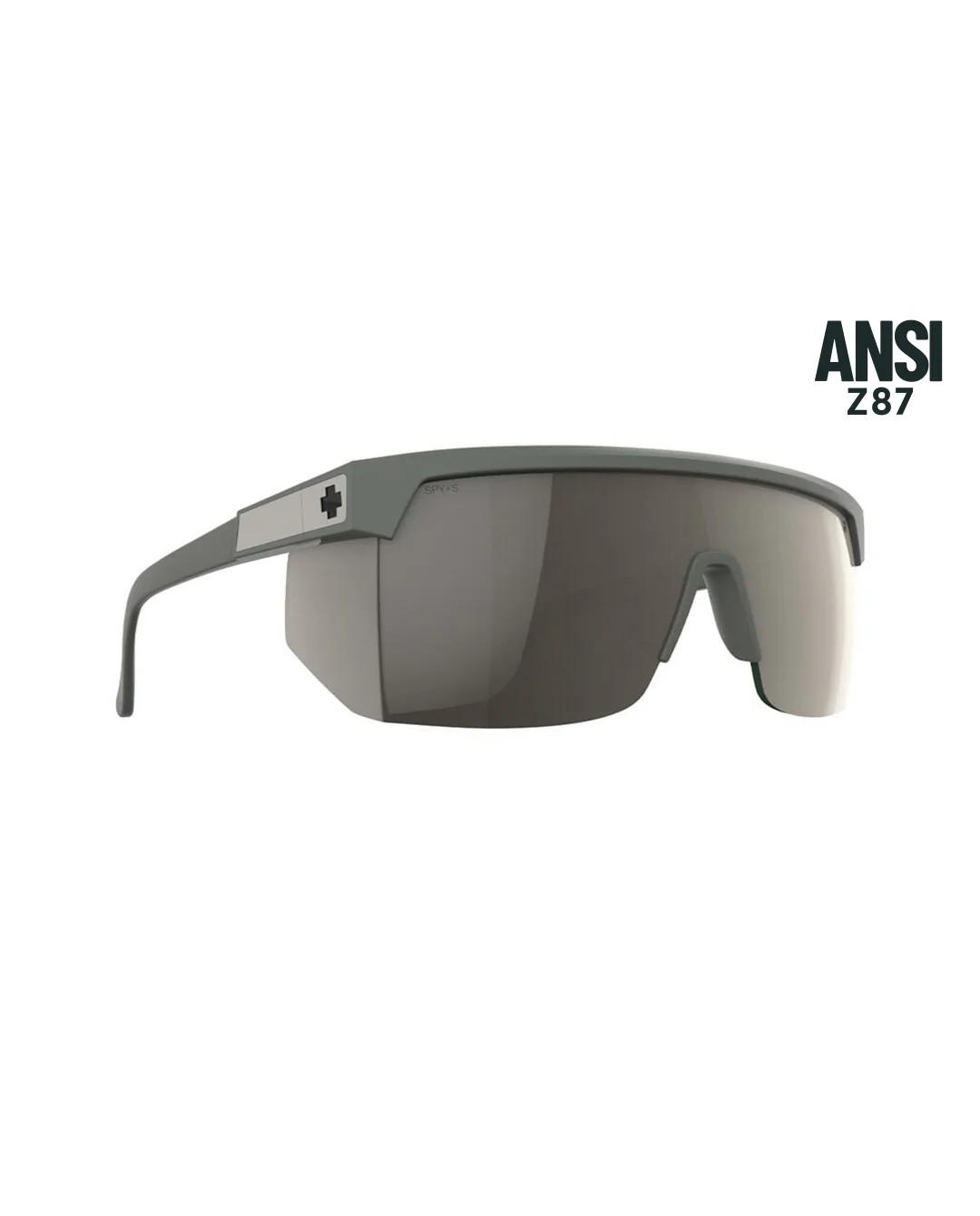 Spy Super Flynn ANSI Matte Olive Happy Brnz Pewter Mir