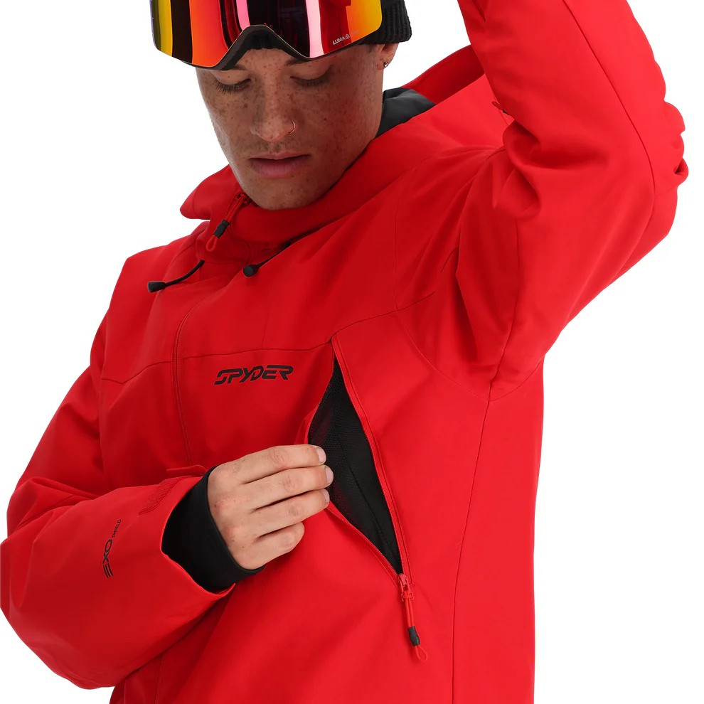 Spyder Field Jacket - Spyder Red