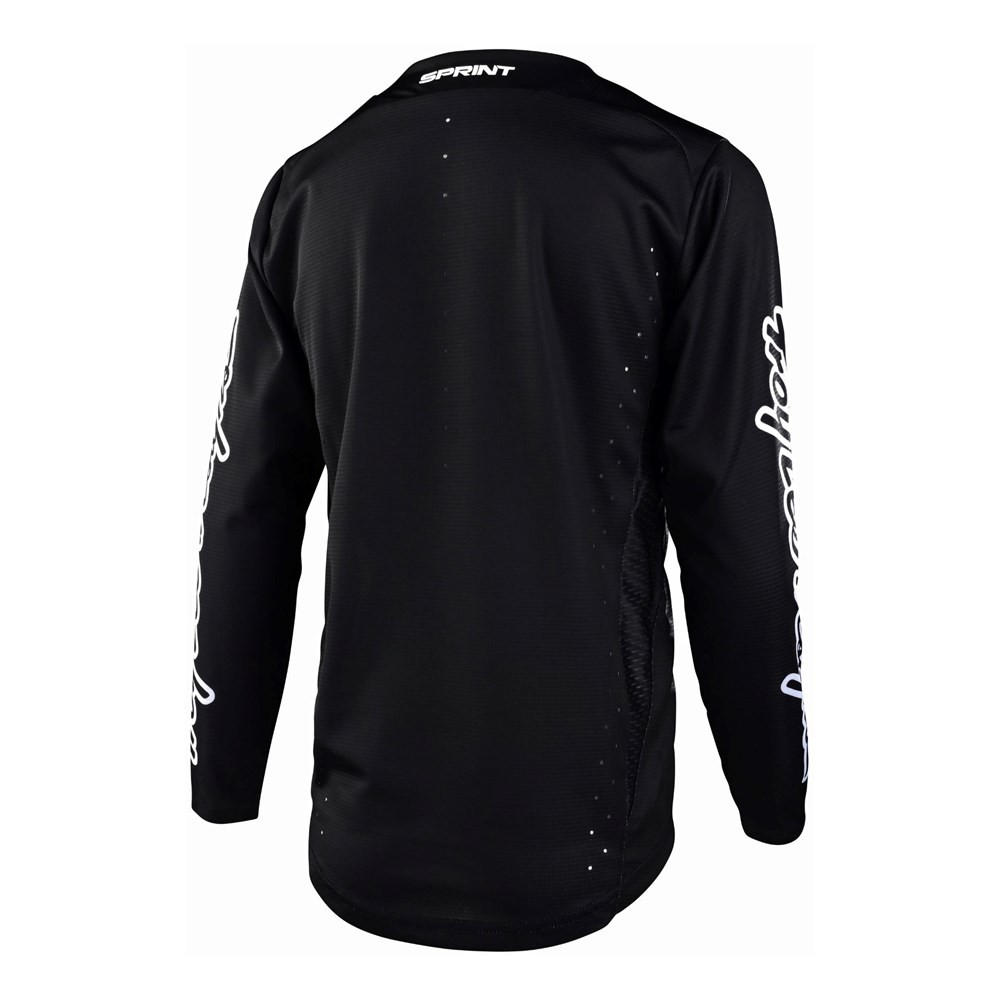 Troy Lee YOUTH Sprint Jersey Icon Black