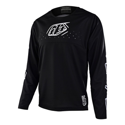 Troy Lee YOUTH Sprint Jersey Icon Black