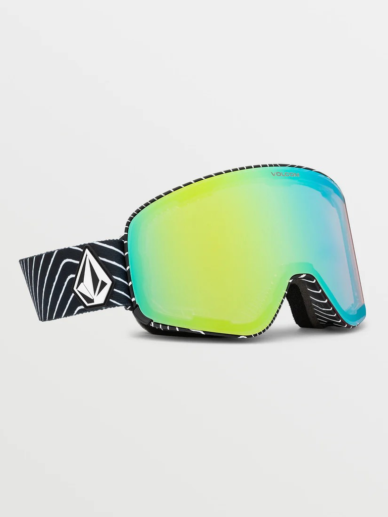 volcom odyssey goggles Volcom Odyssey Op Art Gold Chrome – Alta HQ