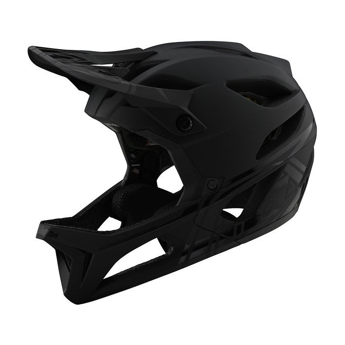 Troy Lee Stage AS Helmet - Stealth Midnight