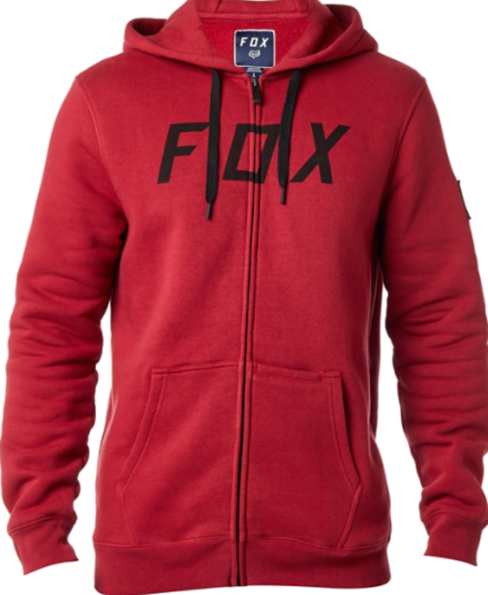 Fox District 2 Zip Fleece Dark Red