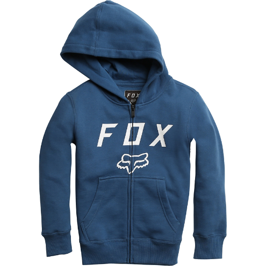 Fox Youth Legacy Moth Zip Fleece Dusty Blue