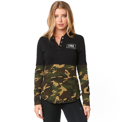 Fox Wms Satellite LS Knit PO Hoody Camo