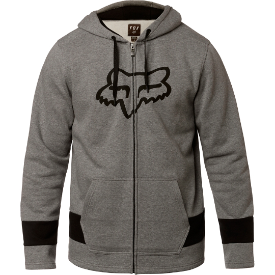 Fox Arena Zip Fleece Hoody Hthr Graphite