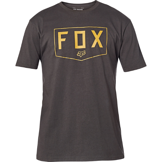 Fox Shield SS Premium Tee Black Gold