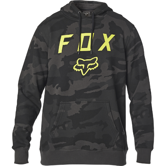 Fox Legacy Moth Camo PO Flc Hoody Blk Camo