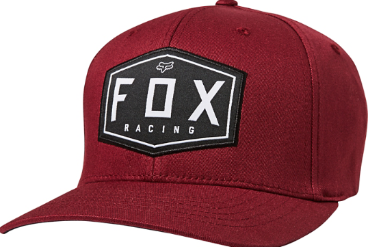 Fox Crest Flexfit Hat Cranberry