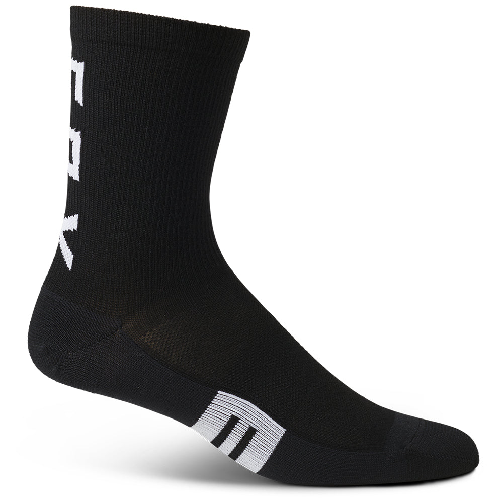 Fox 6 inch Flexair Merino Socks - Black
