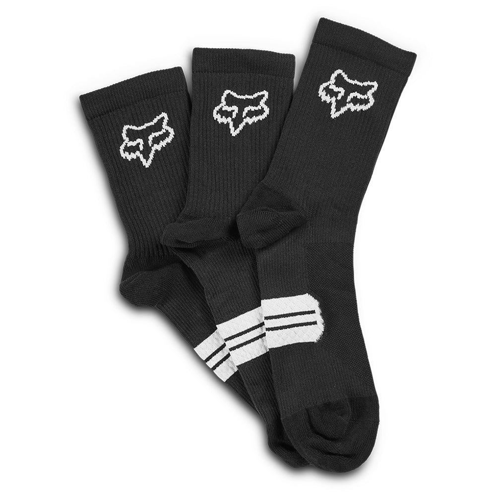 Fox 6 inch Ranger Socks Prepack - Black (28947-001)