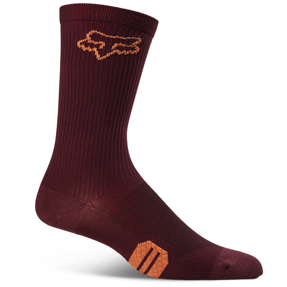 Fox Wms 8 inch Ranger Socks - Dark Maroon - OS