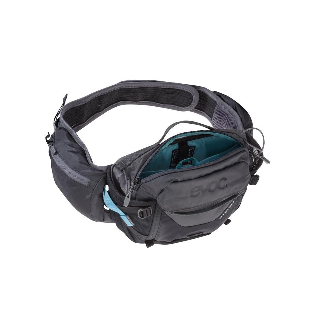 Evoc Hip Pack Pro 3L +1.5L Bladder Black/Carbon/Grey