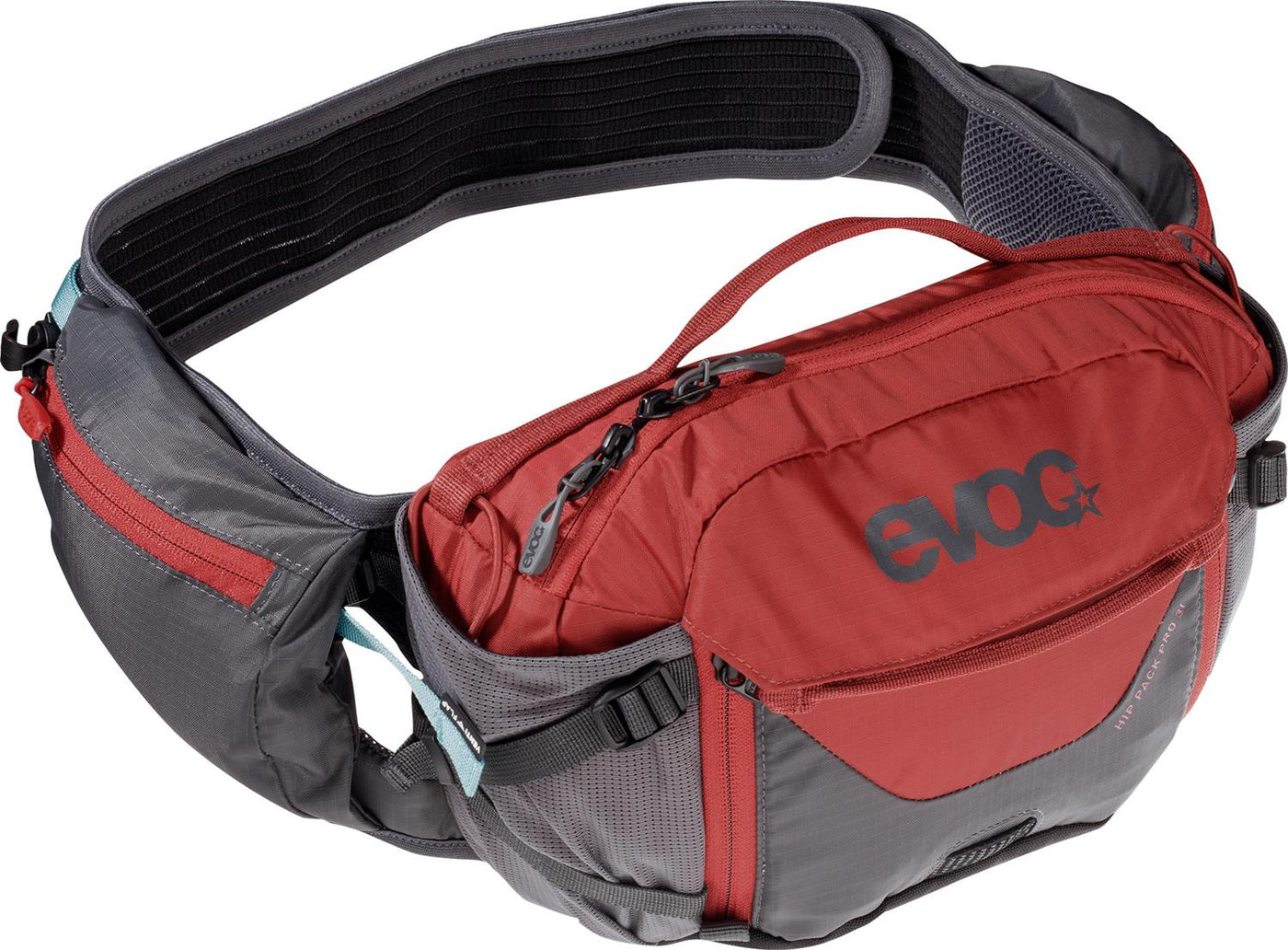 Evoc Hip Pack Pro 3L +1.5L Bladder Carbon Grey/Chilli Red