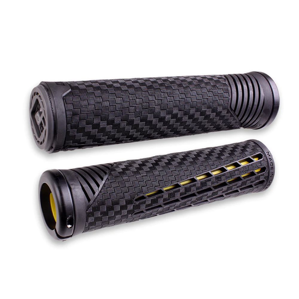 ODI CF Grips - Black/Yellow