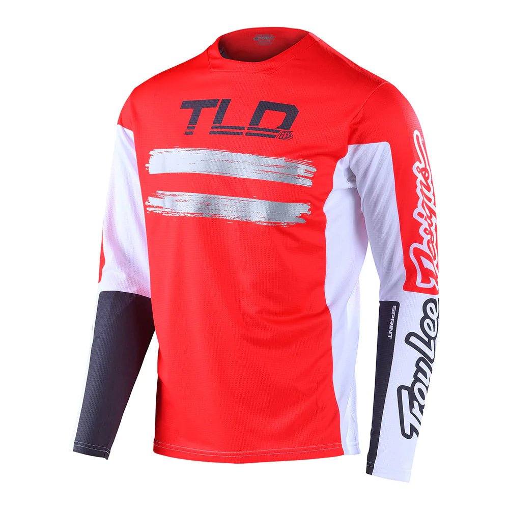 Troy Lee Sprint Jersey Marker Red/Charcoal - YOUTH