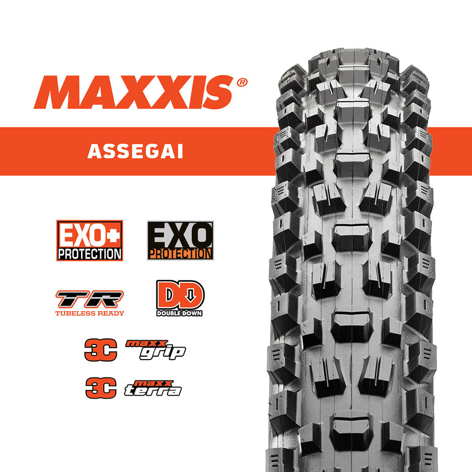 Maxxis 27.5x2.50 WT Assegai 3C/EXO+/TR Maxx Grip Foldable